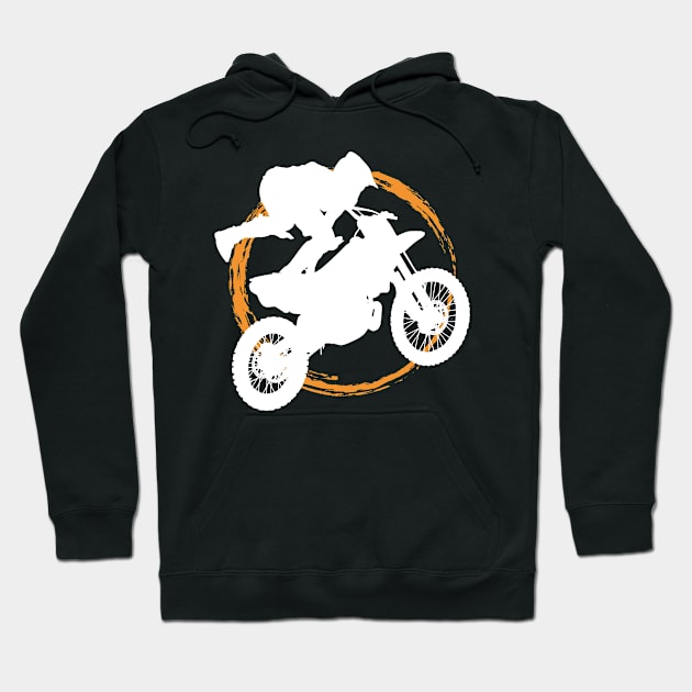 Jump with style Motocross Dirt Bike Hoodie by debageur